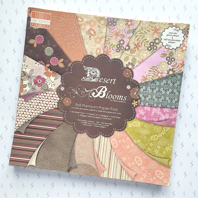 Desert Blooms 8x8 Premium Paper Pad