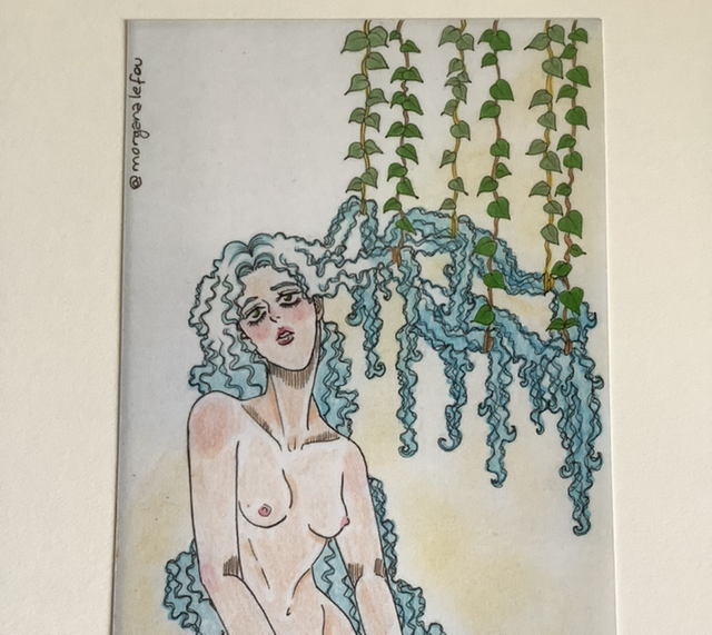 “Vacuus” Colored Pencils Print