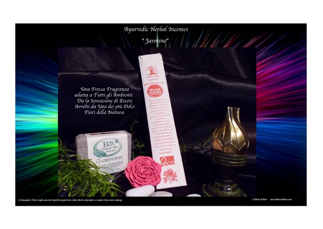 Jasmine - Ayurvedic Herbal Incenses - Divine Leaving