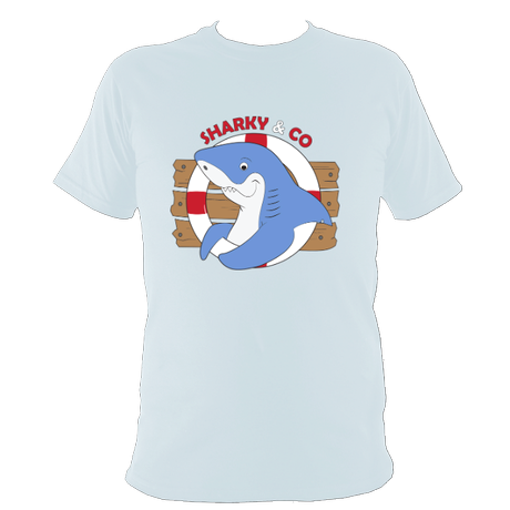 Children's T-Shirt Sharky & Co logo print