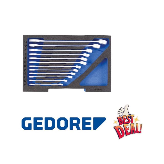 Ring-Maulschlüssel-Satz in 1/2 L-BOXX 136 Modul 12-teilig 1100 CT1-7 