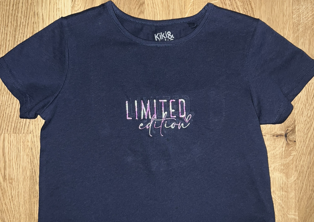 Shirt Limited Edition Gr. 110 dunkelblau 