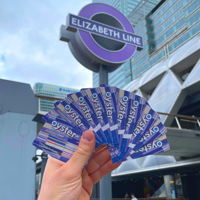 Oyster Card Edizione Limitata Elizabeth Line