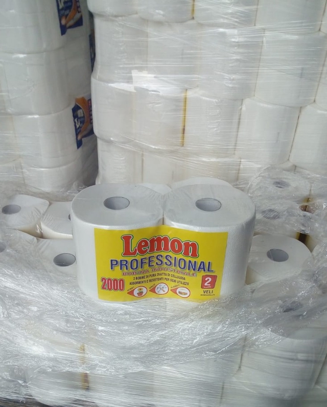 COPPIA ROTOLONI CARTA Industriali Sandi 800 Strappi Realcarta - Foto 3