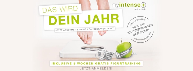 Abnehmkurs myintense+ Präventionskurs mit Kassenförderung