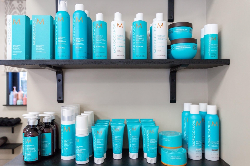 Assortiment haarverzorgingsproducten van Maroccanoil
