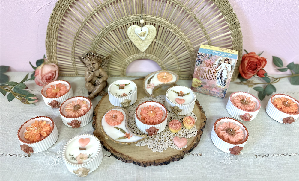 Bougies angéliques, cire de soja bio