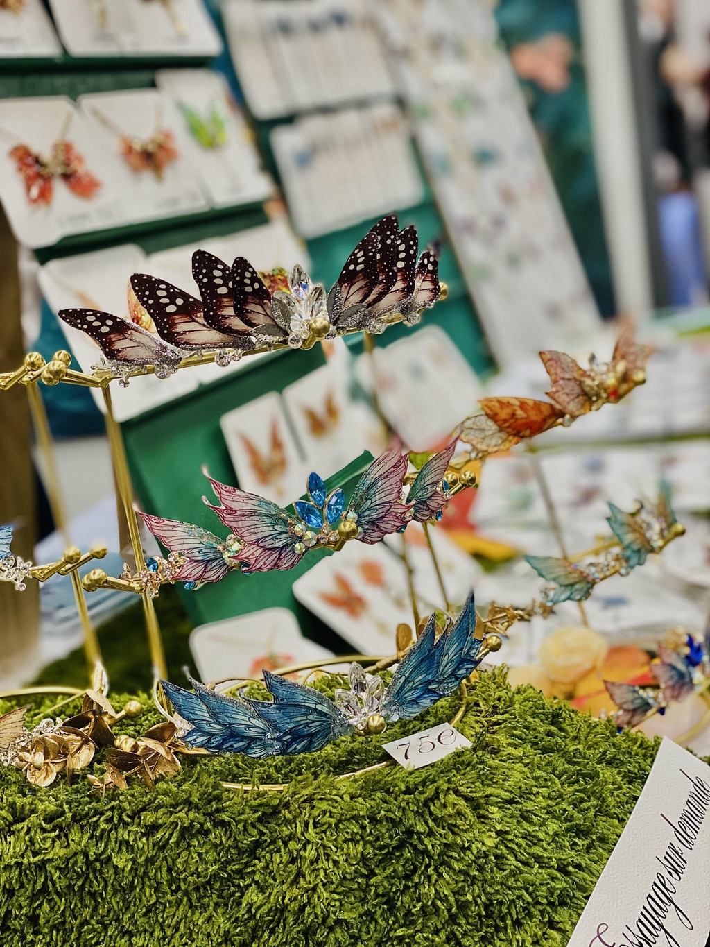 Couronnes d’ailes de fées, couronnes dragons 