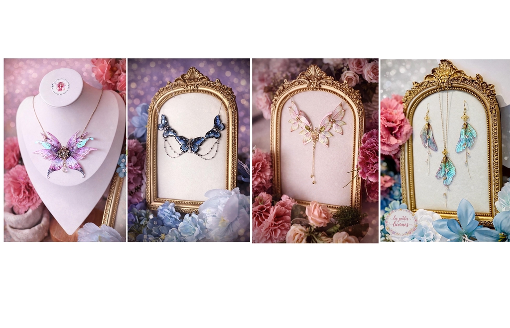 creations féerique ailes de fées artisanales, fairywings jewelery