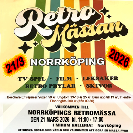 Retromässan Mirum Norrköping 2026-03-21
