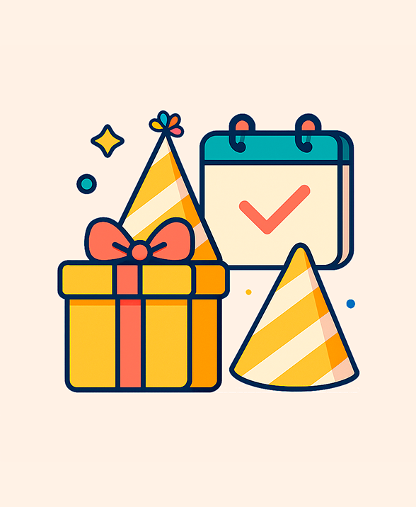 Eventos: Cumpleaños, Bodas, Comuniones, Bautizos, ...