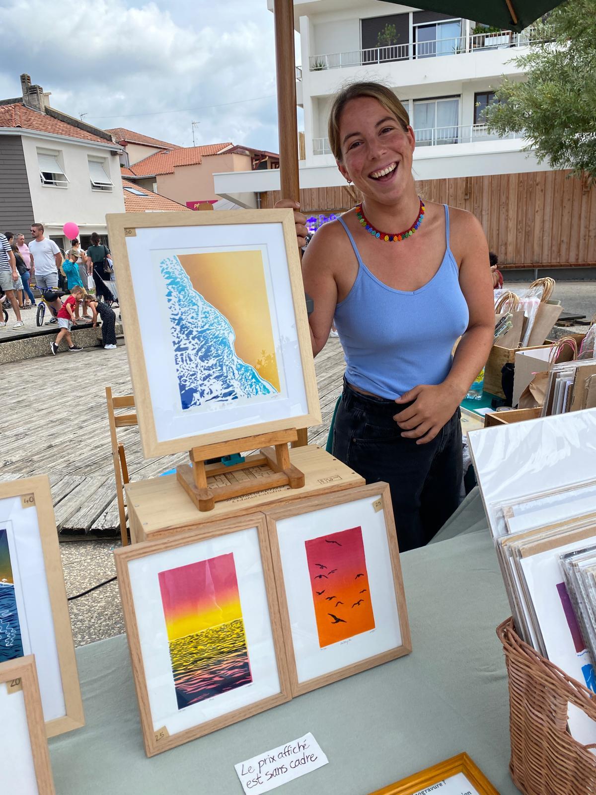 Léon Hossegor Moliets marché artisanal landais landes artisanat