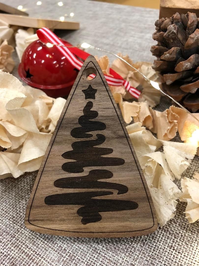 Noël objets en bois décorations