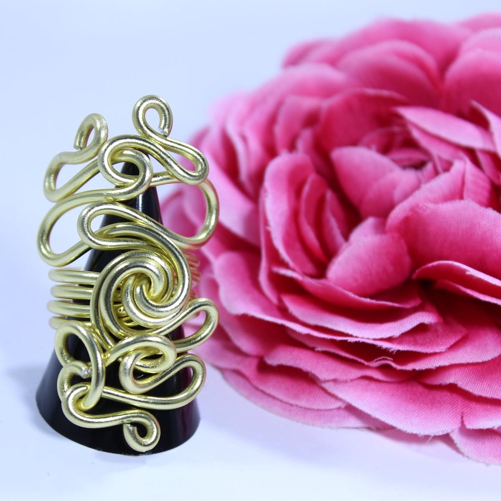 bagues en perles de cristal Swarovski, perles de verre, Murano, fil aluminium