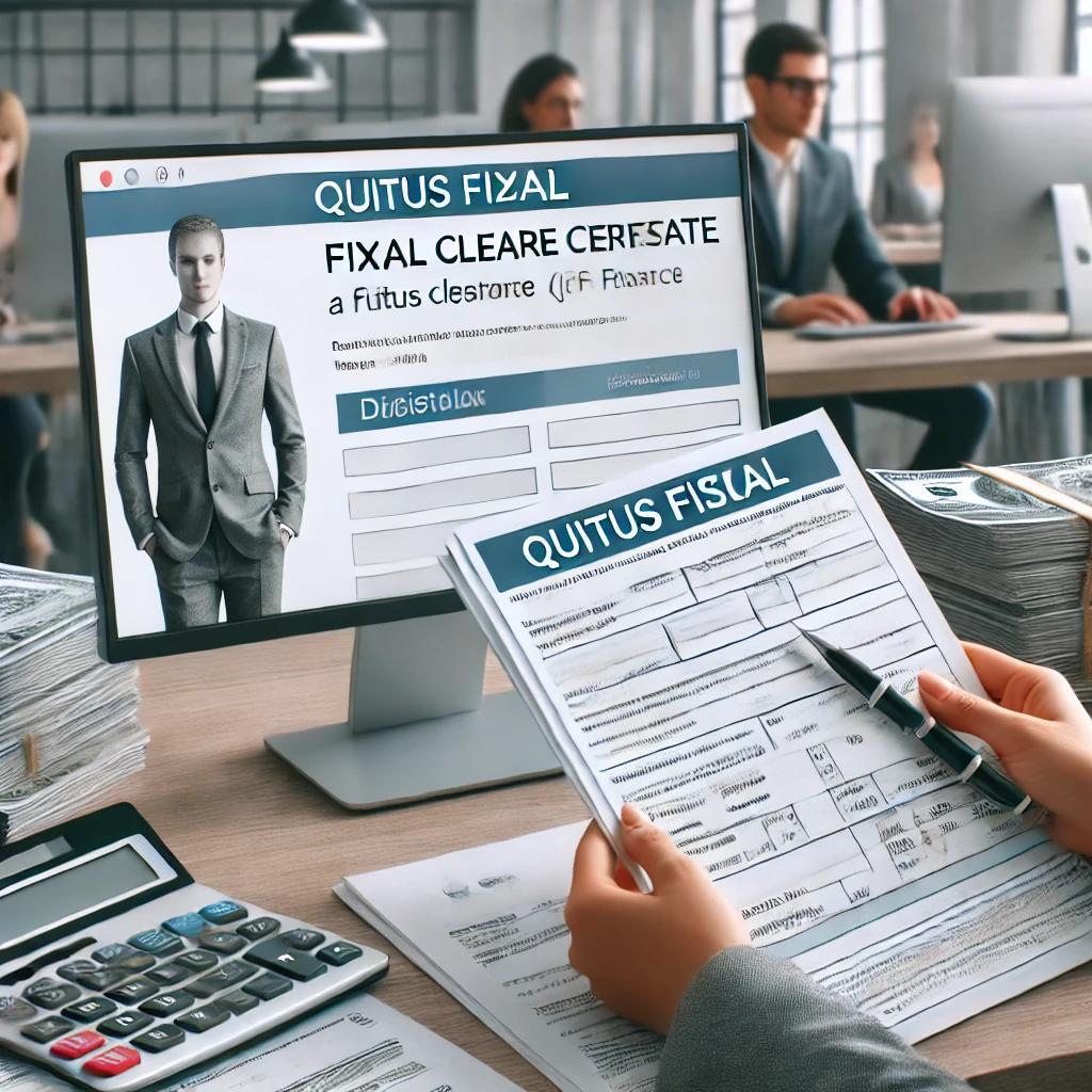 Obtenez votre Quitus Fiscal en ligne rapidement et facilement