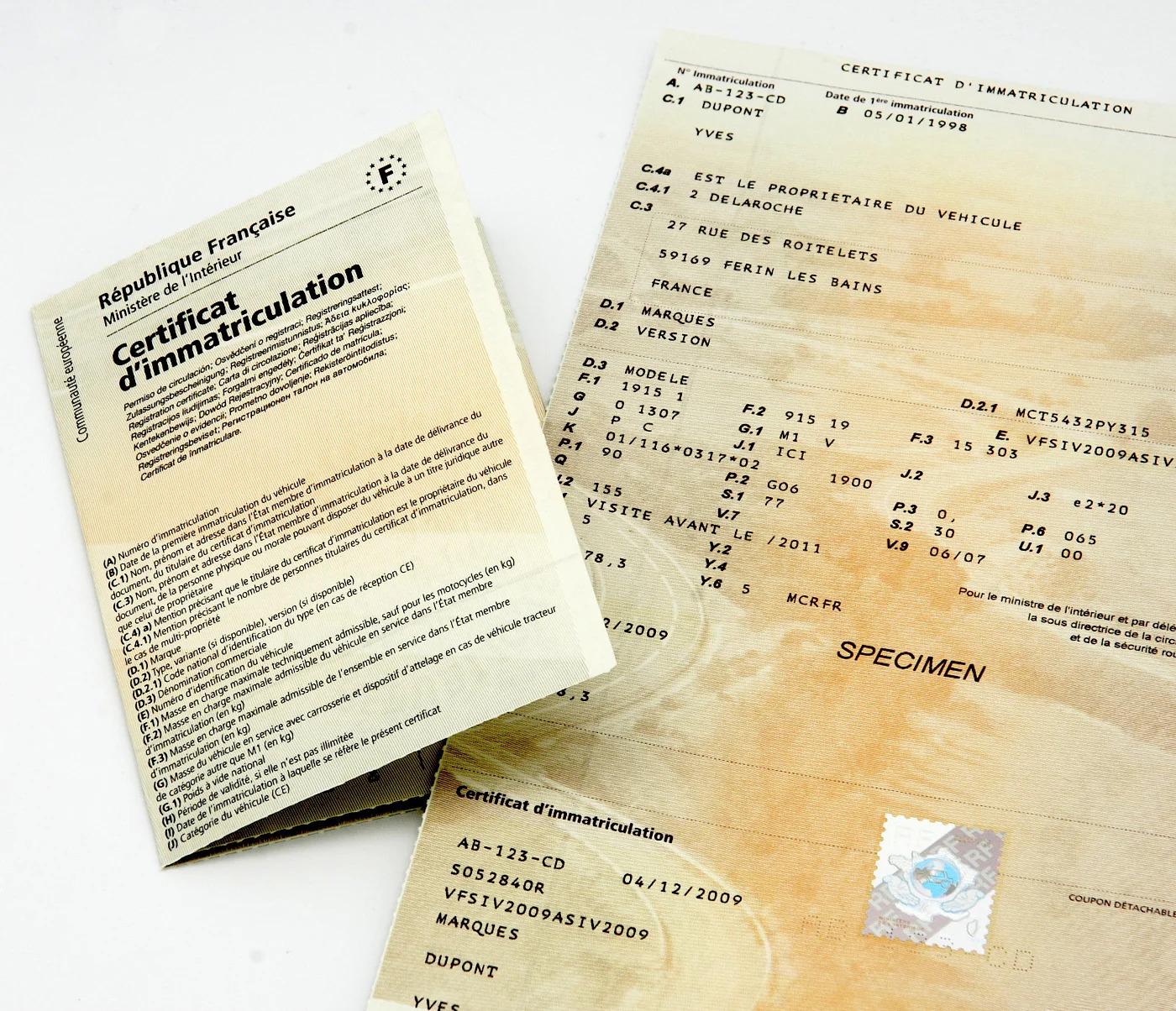 Service Carte Grise en Ligne et à distance