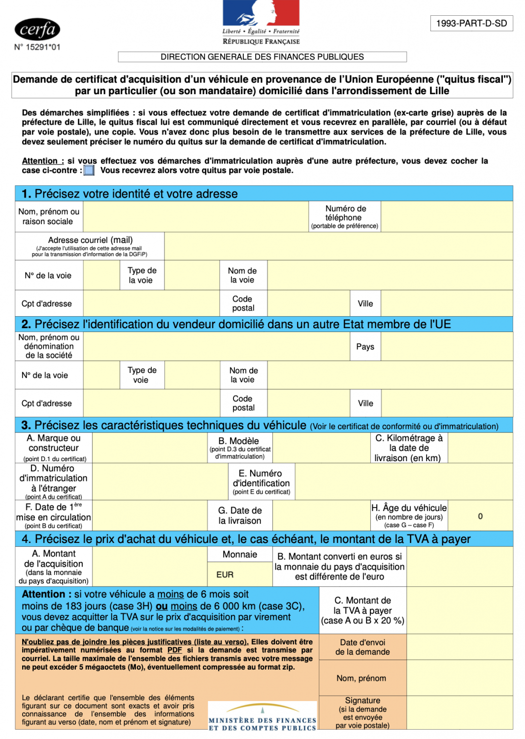 Quitus Fiscal En Ligne