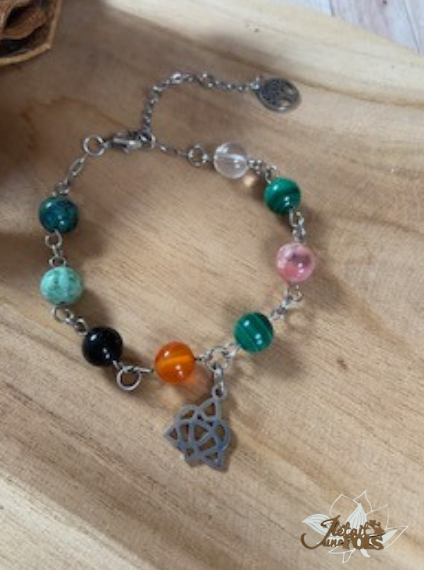 Bracelet chemin de vie - pierres et bien-être