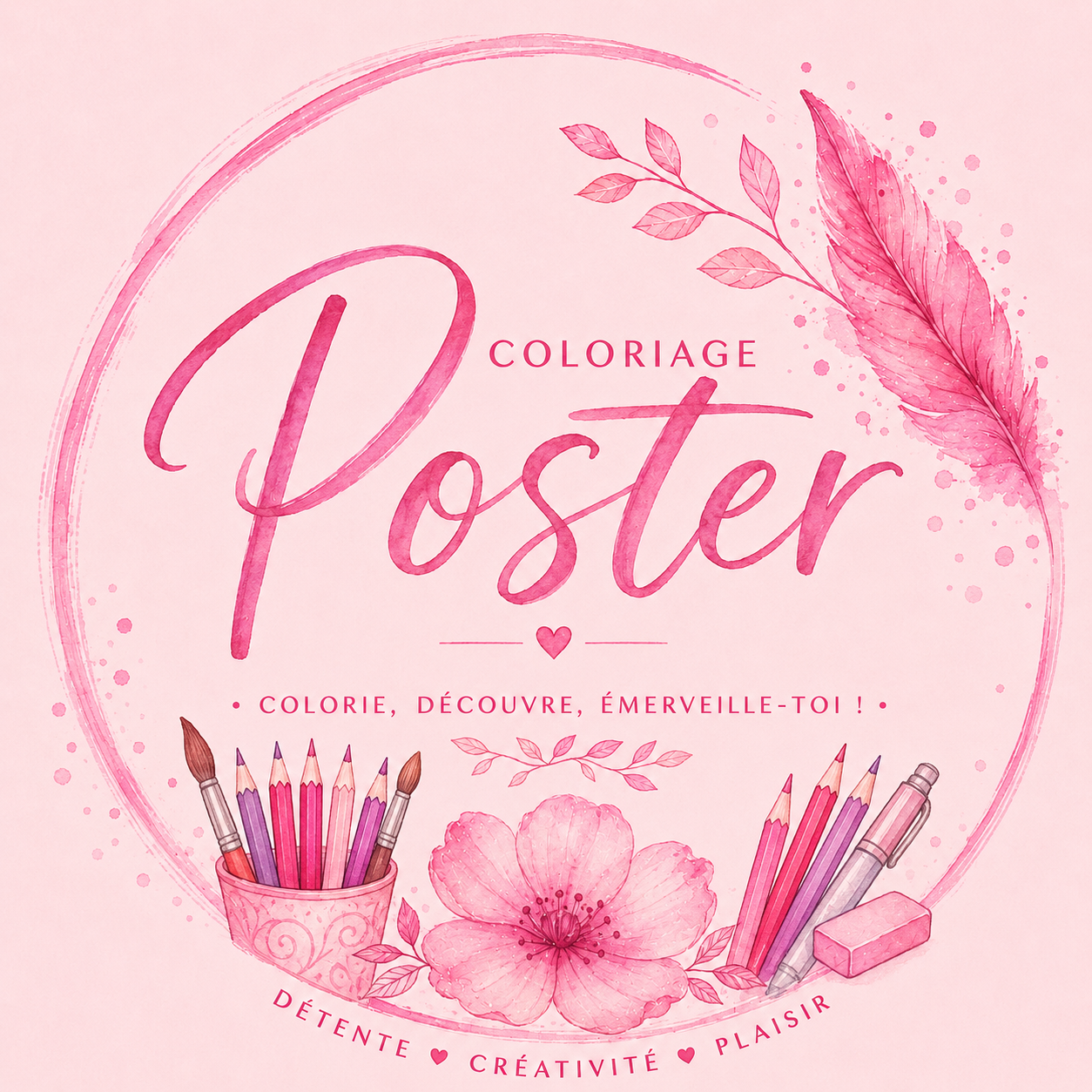 Poster Coloriage mystère