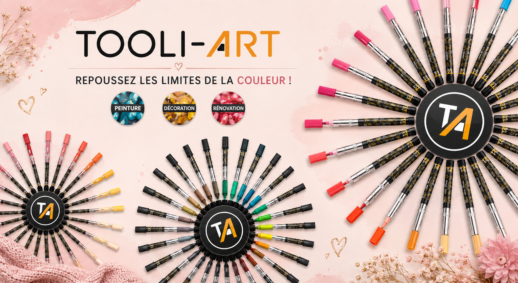 Tooli-Art – Feutres acryliques et marqueurs de peinture