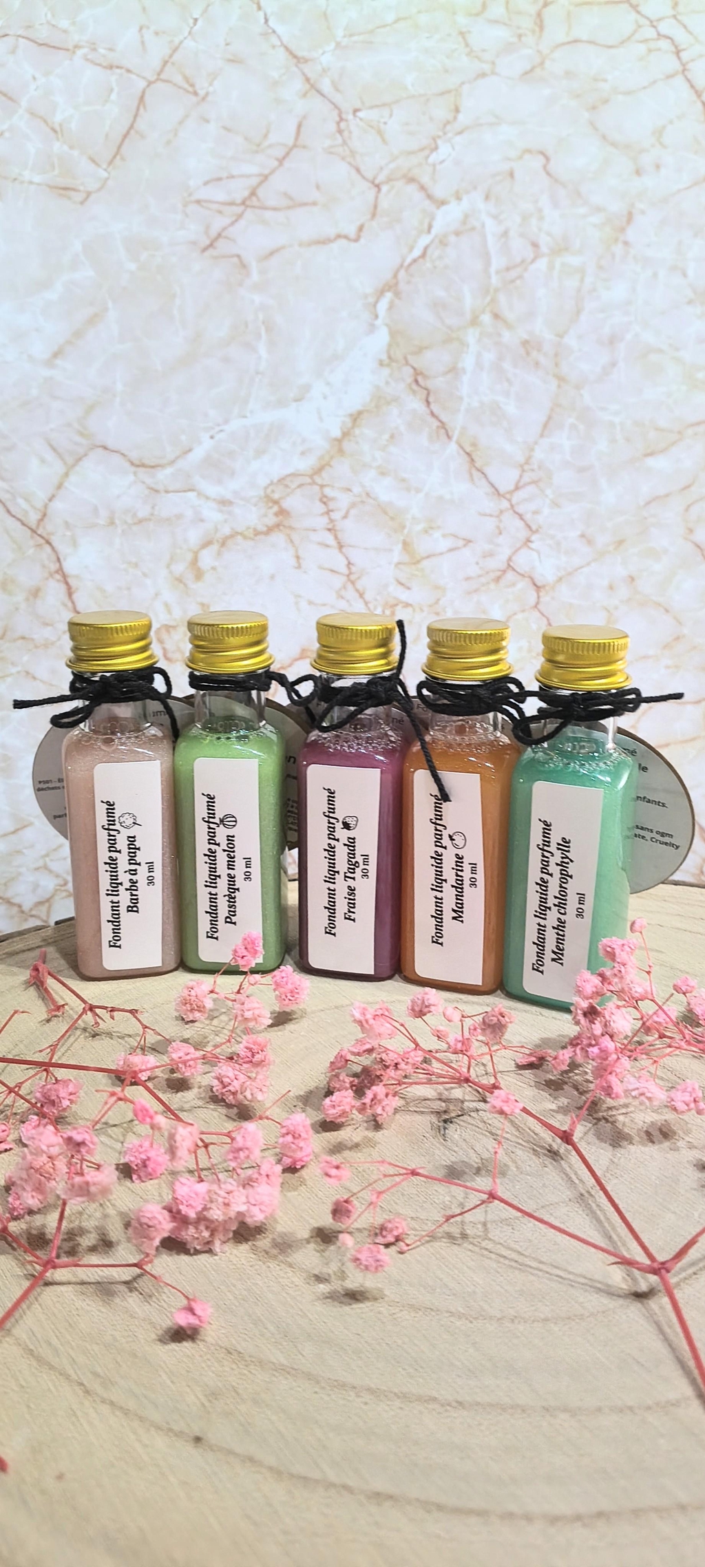 Fondants liquide parfumé 