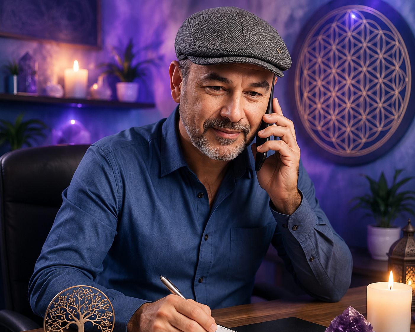 Didier, médium depuis 40 ans, vous guide par téléphone. Une consultation respectueuse via flashs, oracles, tarots et pendule pour éclairer votre destin.