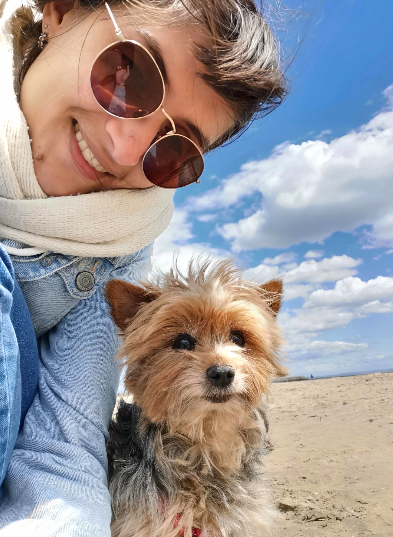 Créatrice et sa chienne