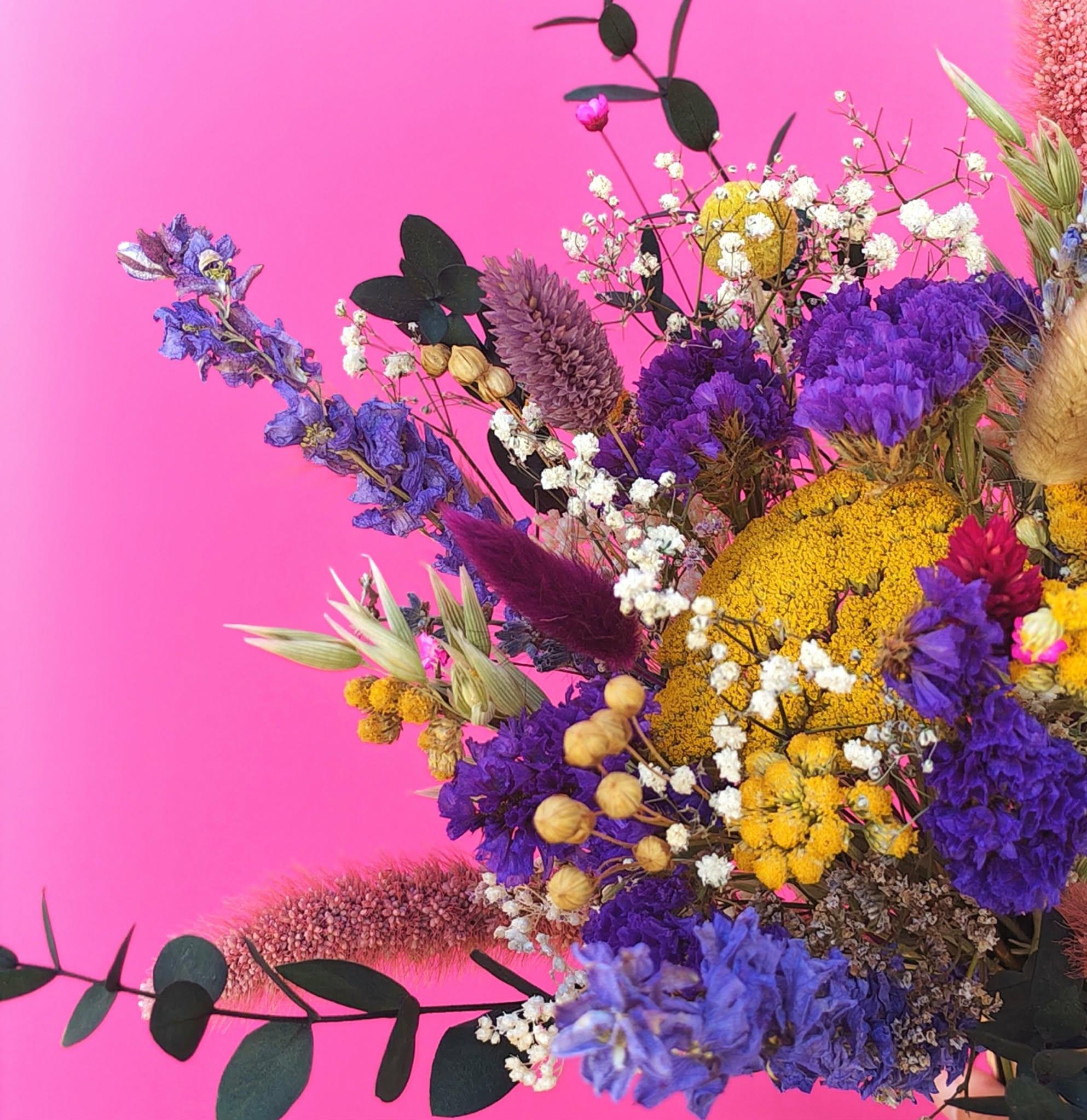 Bouquet de fleur séchée pour mariage et autre évènement 