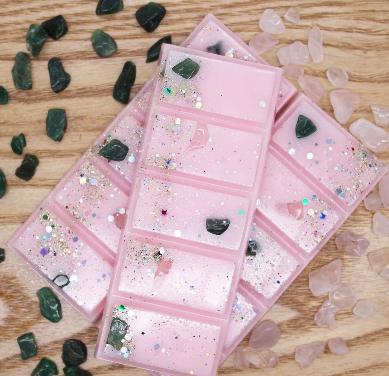 [Crystal Collection] Love Spell Snapbar: featuring genuine Green Aventurine and Rose Quartz