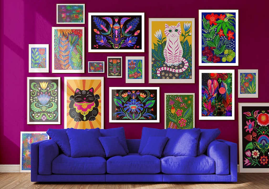 Prints, cards, textiles and homeware



