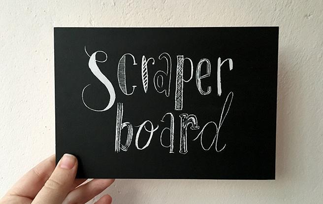 Frédérique de La valise créative vous guidera pendant 1 heure,
afin de réaliser votre visuel avec la technique du scraperboard.
