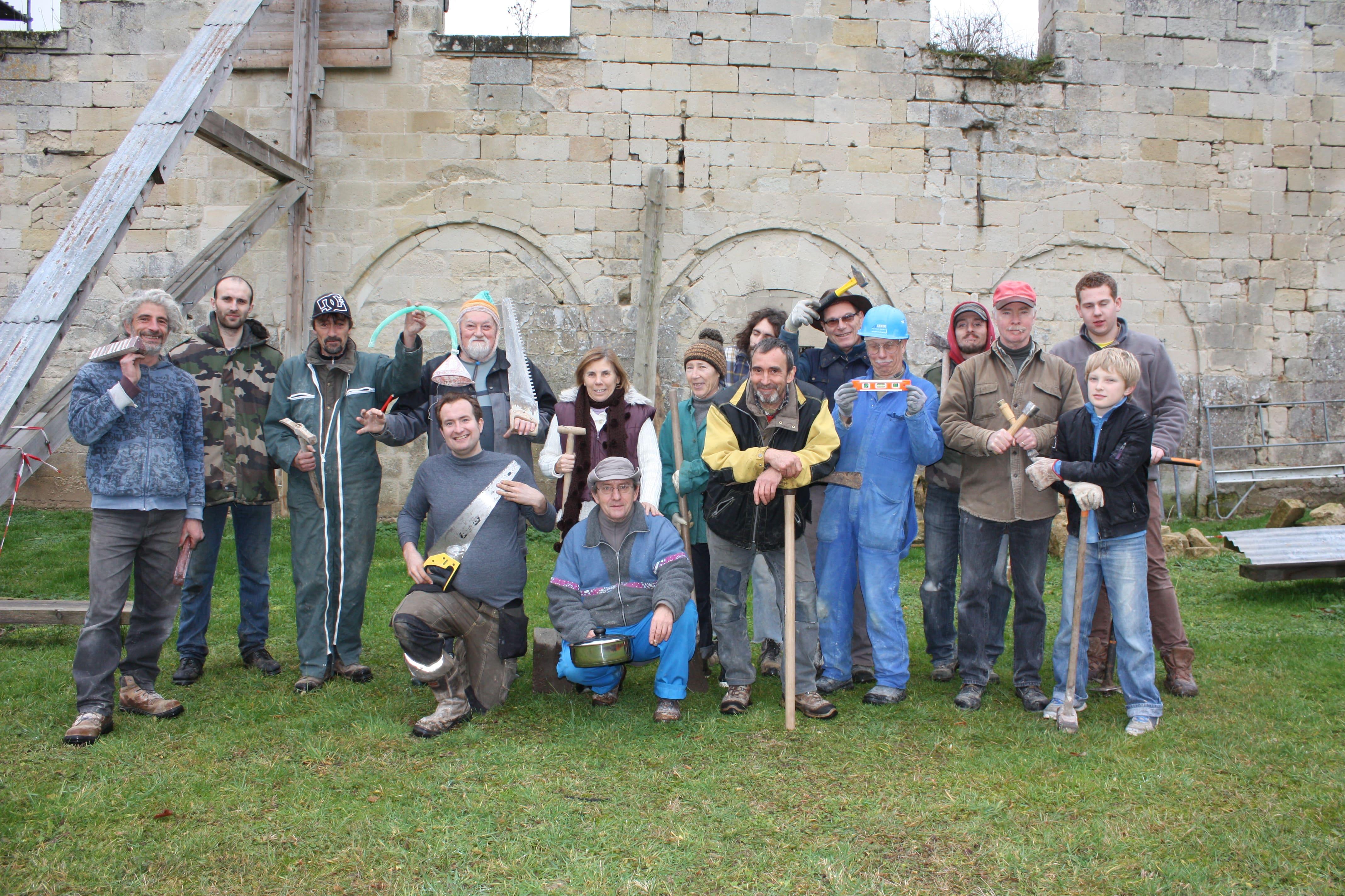 Abbaye de Valsery : Atelier carrière et extraction de la pierre