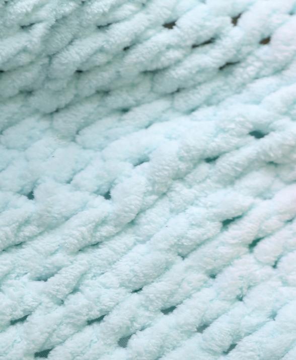 Couvertures pour bébé fait main au crochet, parfait pour décoration de chambre, fil effets velours ou en polyester agréable pour la peau de bébé