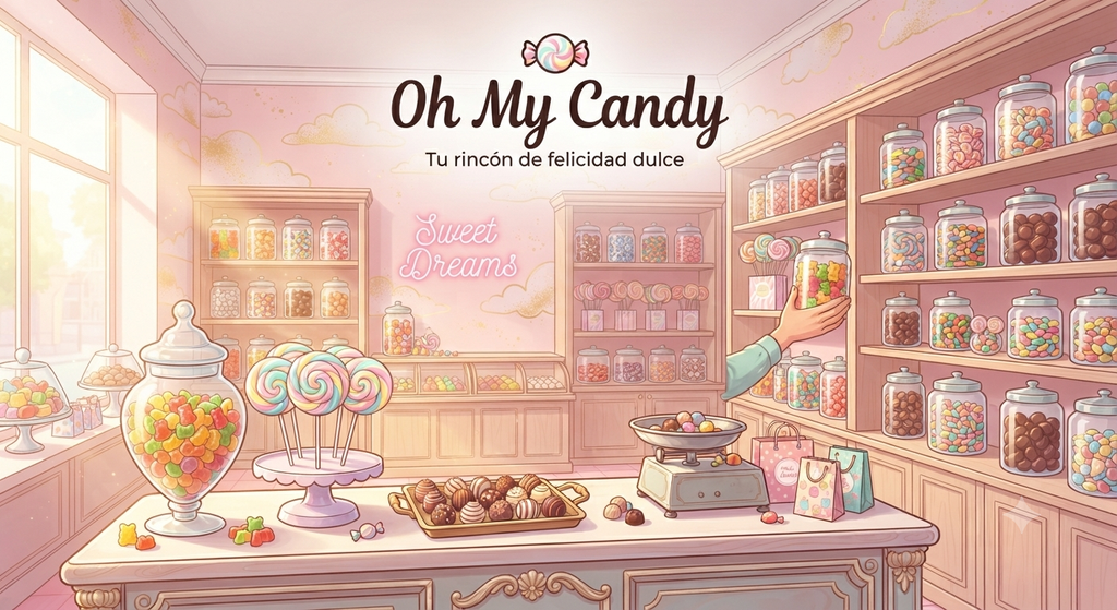 Oh My Candy, tienda de dulces y helados en el barrio de Casablanca, Zaragoza