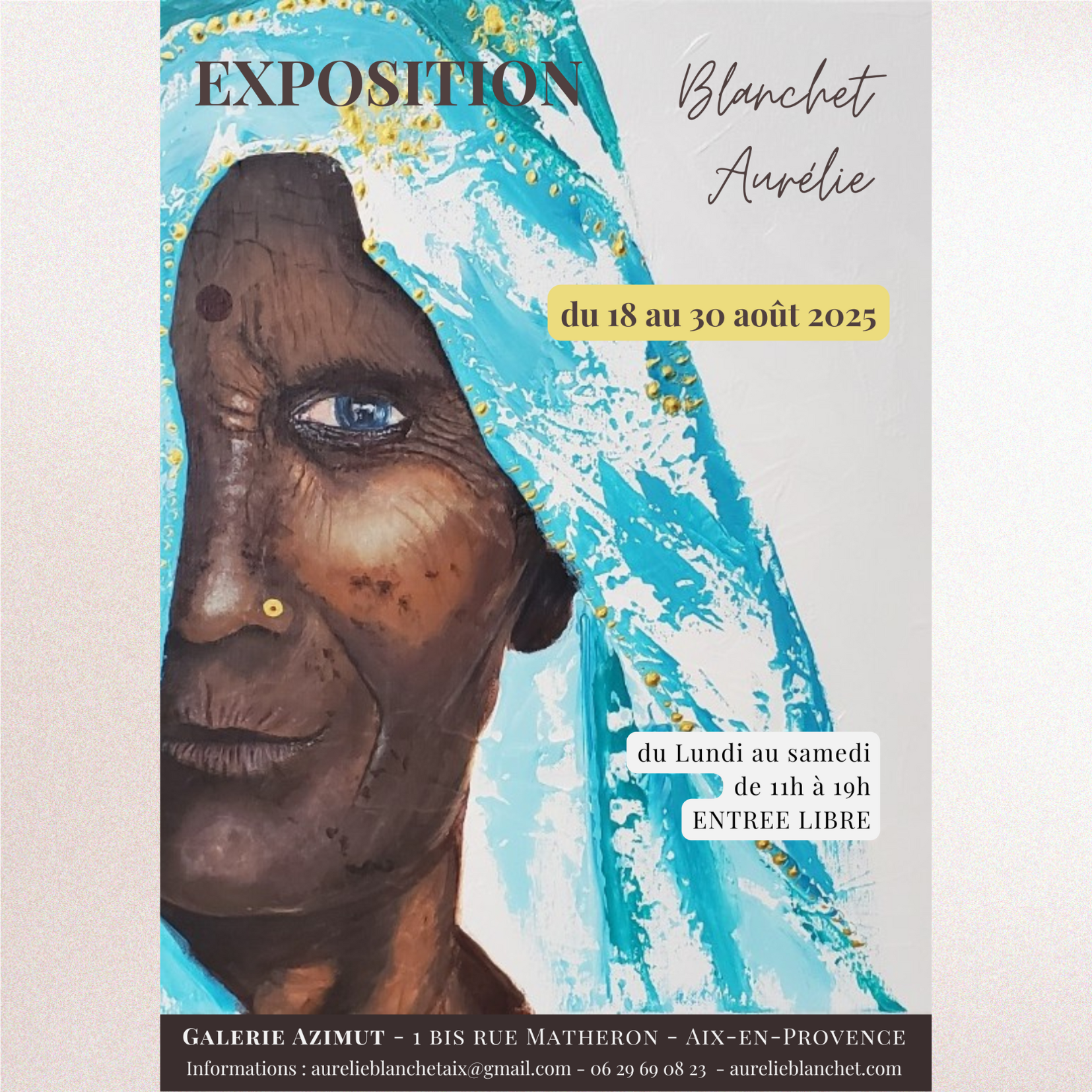 Exposition d'Aurélie Blanchet qui a eu lieu du 18 au 30 août 2025 à la Galerie Azimut à Aix-en-Provence (13)
