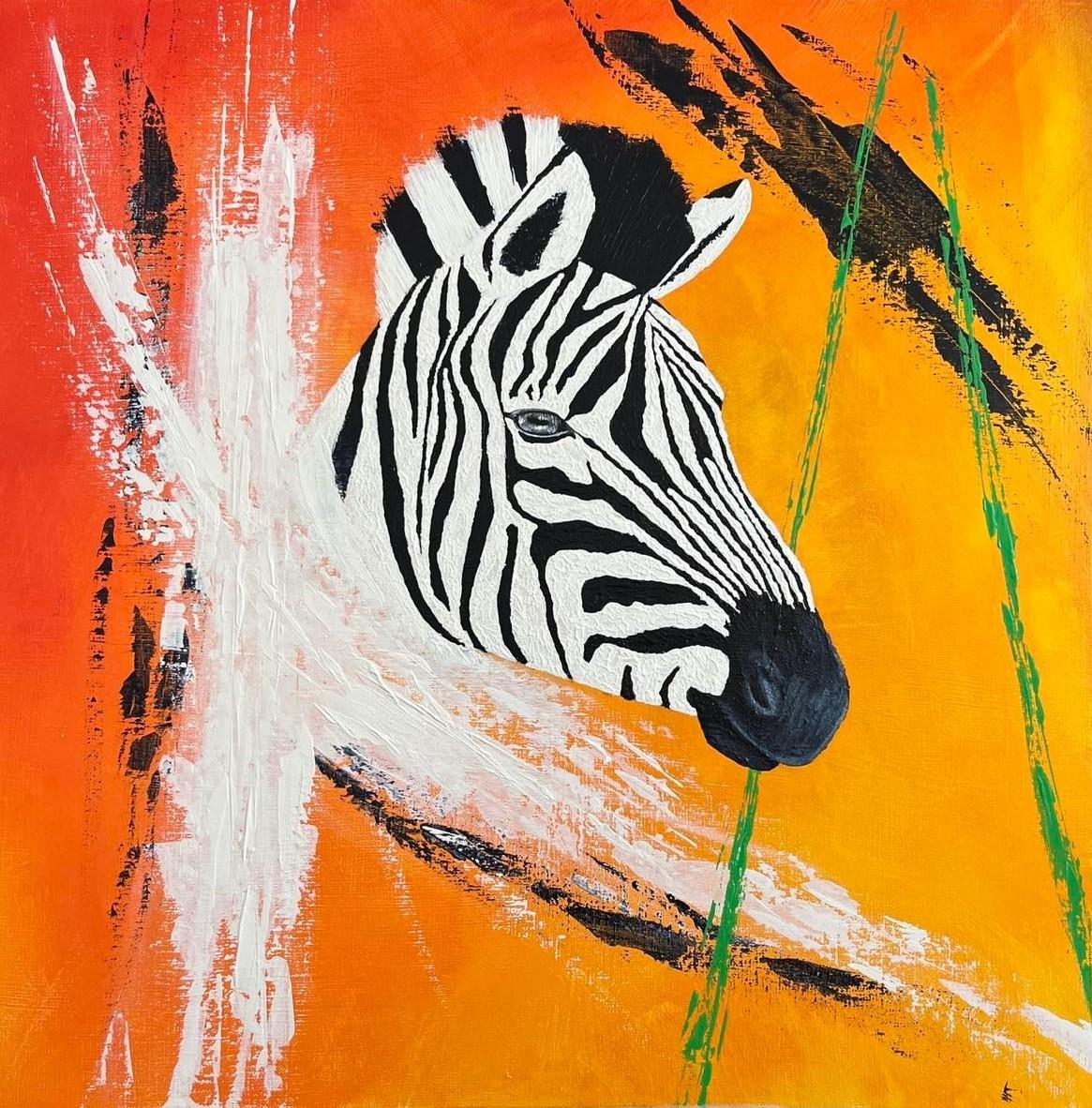 Peintures originales animaux oiseaux singes acryliques sur toile aquarelle sur papier