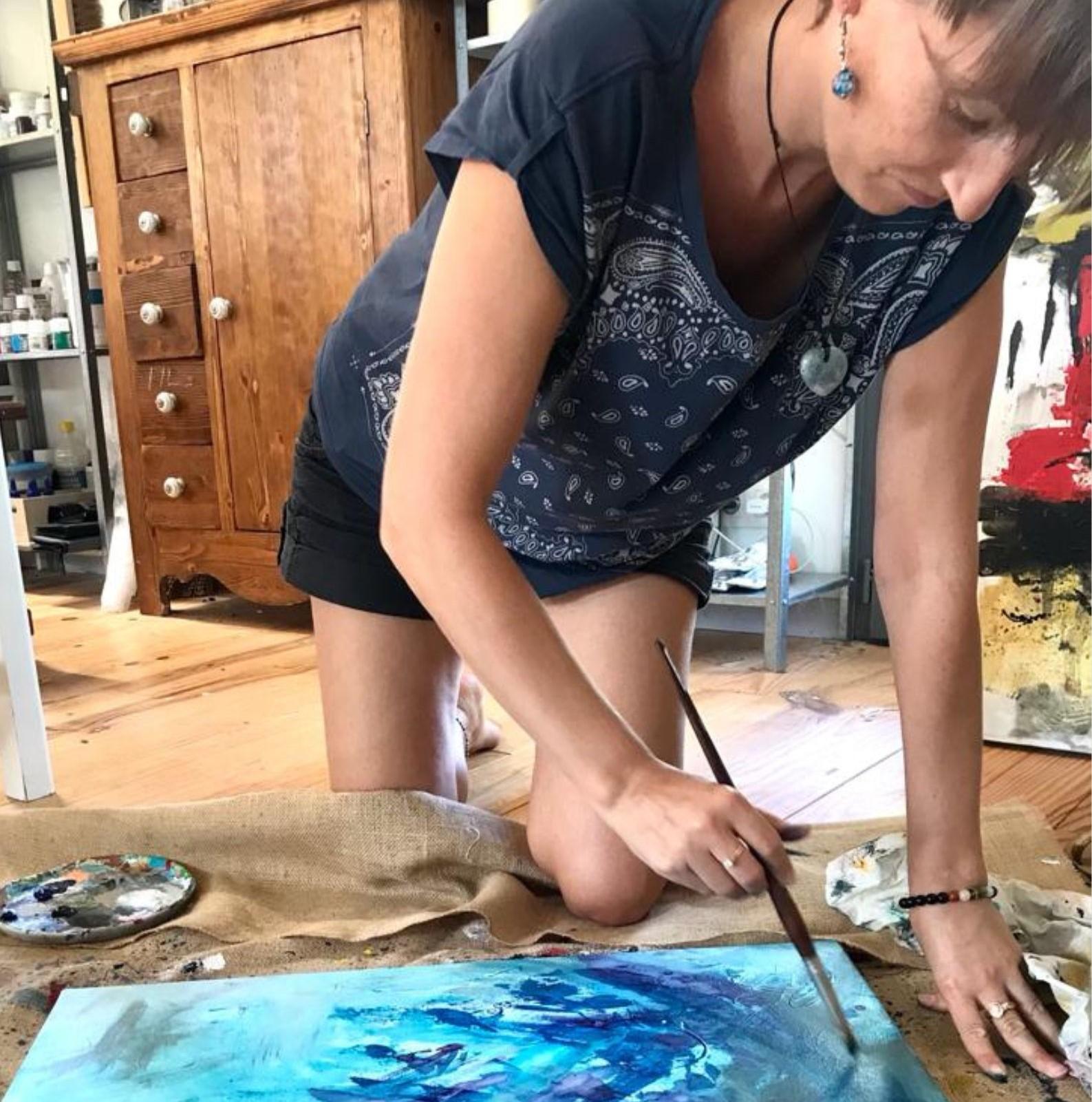 L'artiste peintre Aurélie Blanchet explique dans cette rubrique sa démarche et sa technique artistique