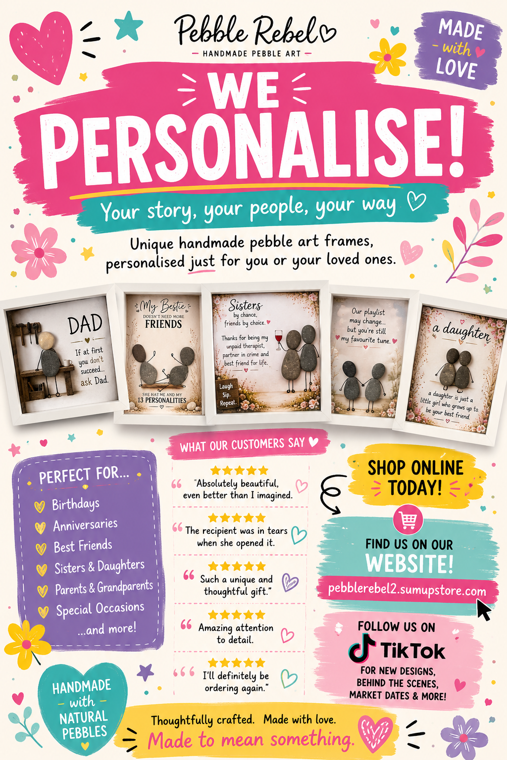 Pebble Rebel Personalised Gifts