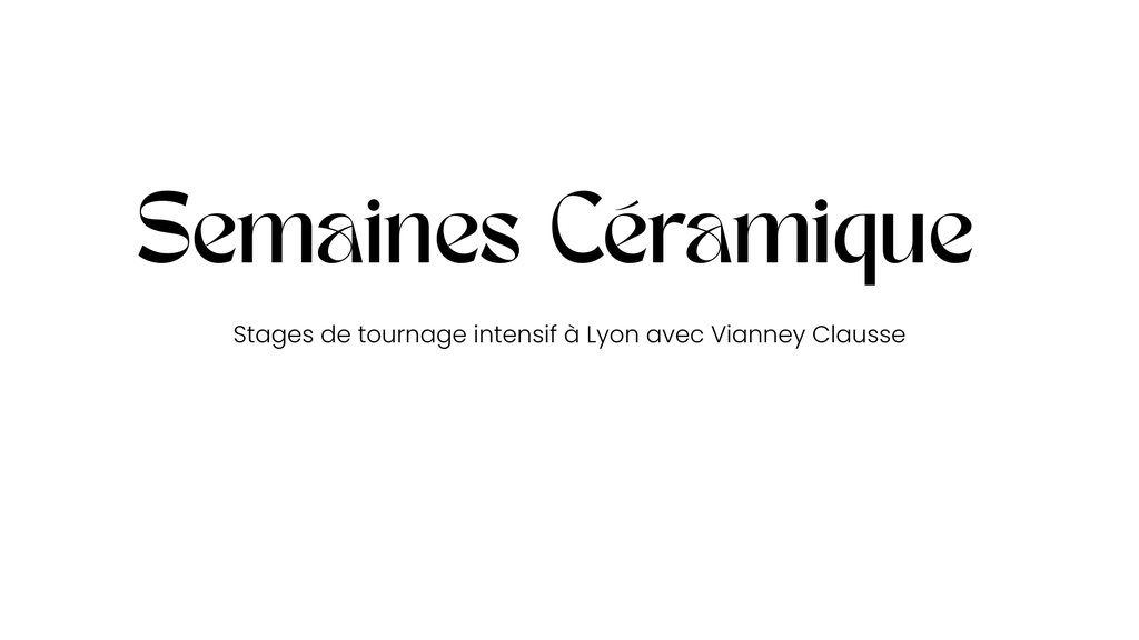 Semaines céramique