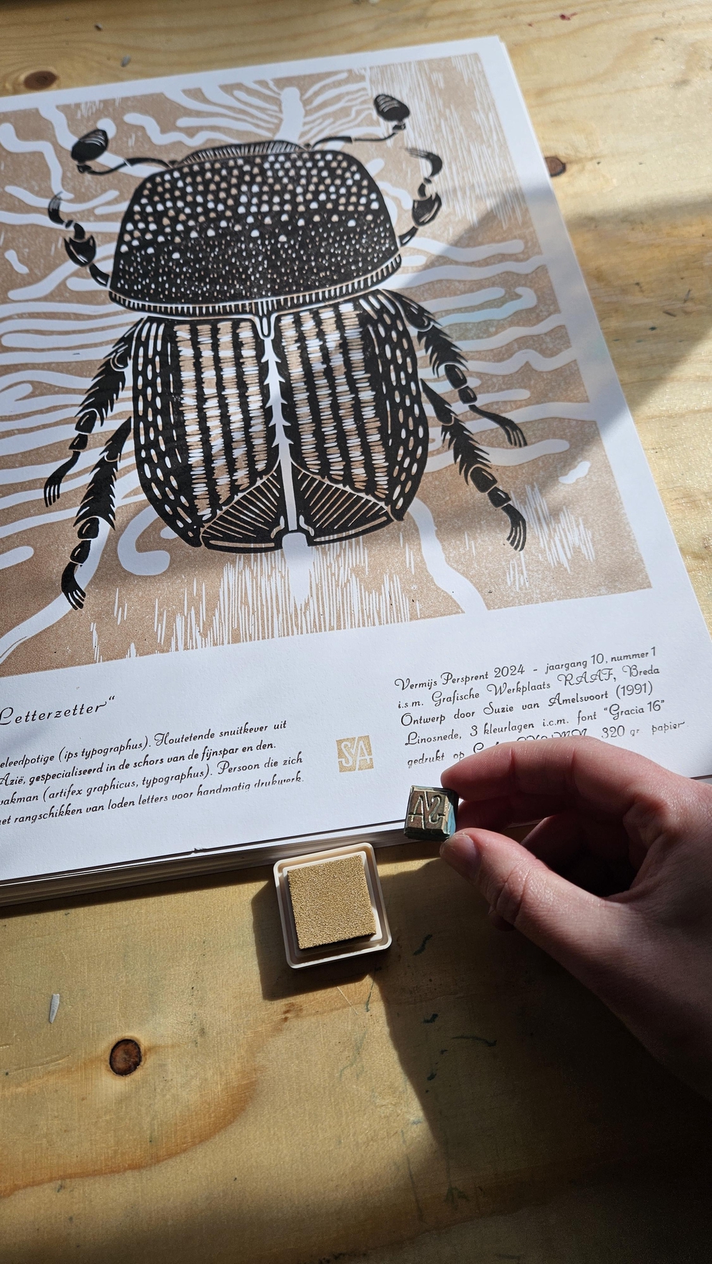 Vermijsprent jaargang 10 De Letterzetter van Suzie van Amelsfoort