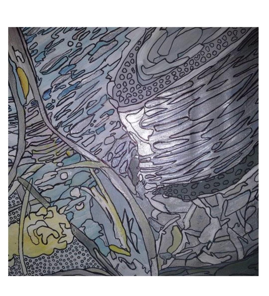 Observational abstract painting pattern 