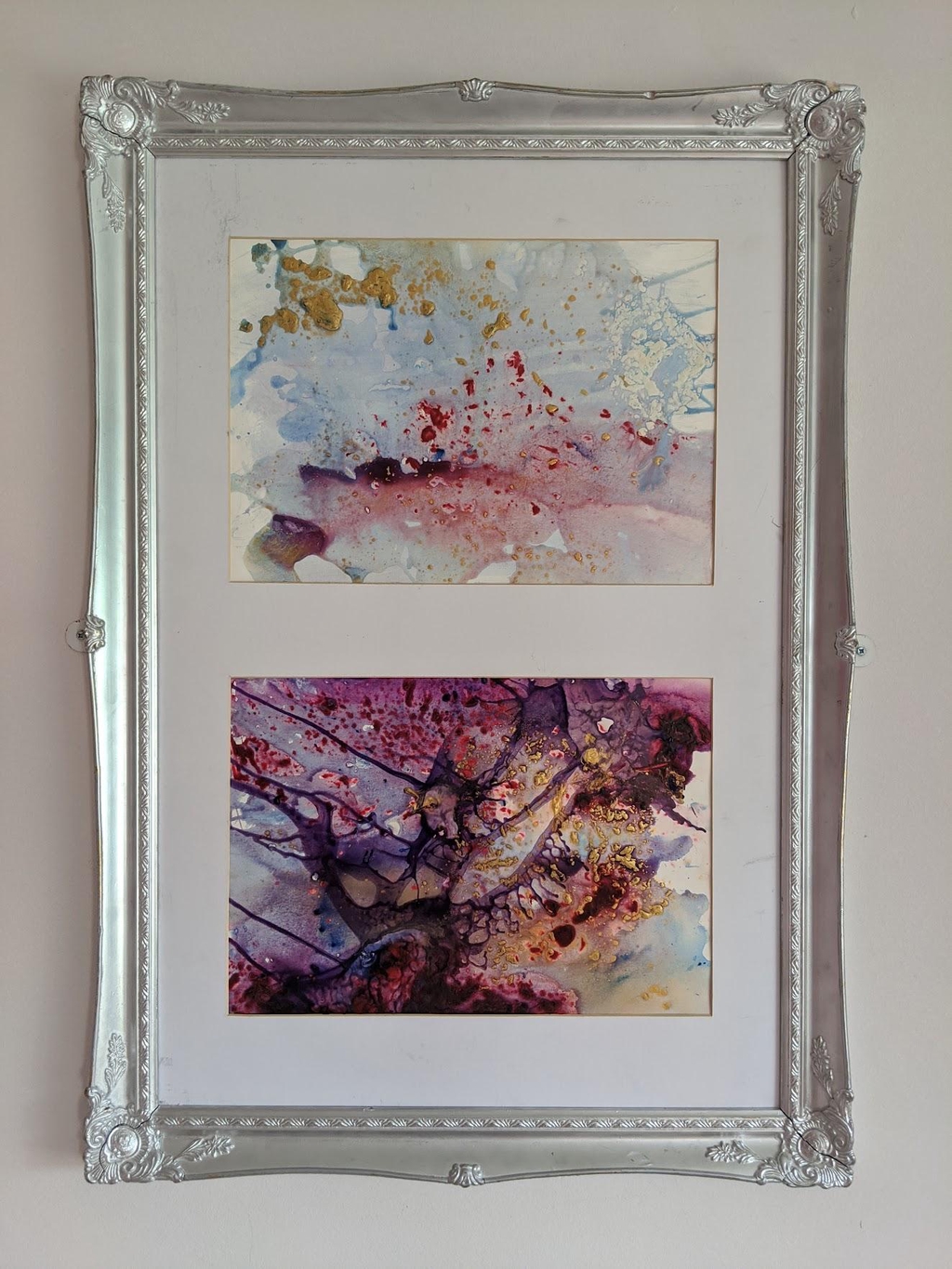 Herma and Nyx abstract artwork displayed at The Cooper Art Gallery Barnsley by Heidi Swift 2016