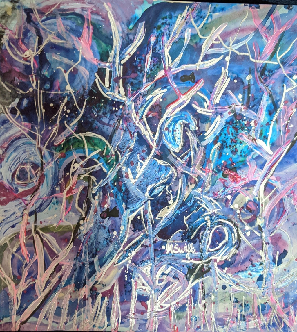 Underwater abstract by heidi swift