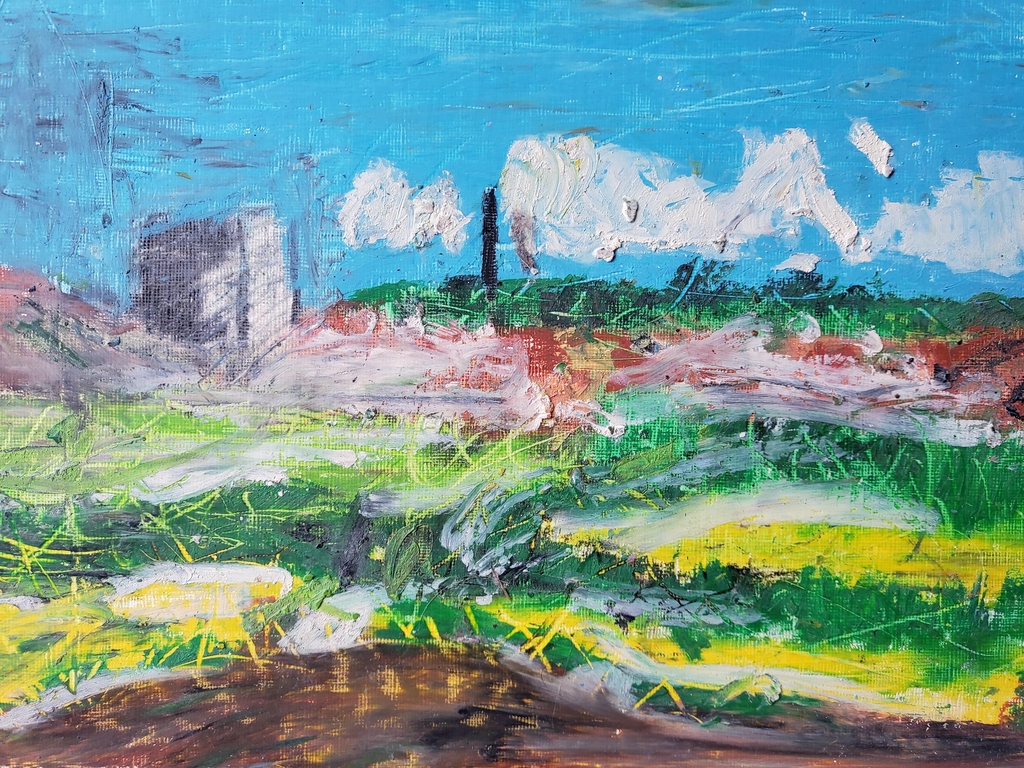 North gawber pit site view of barnsley hospital 