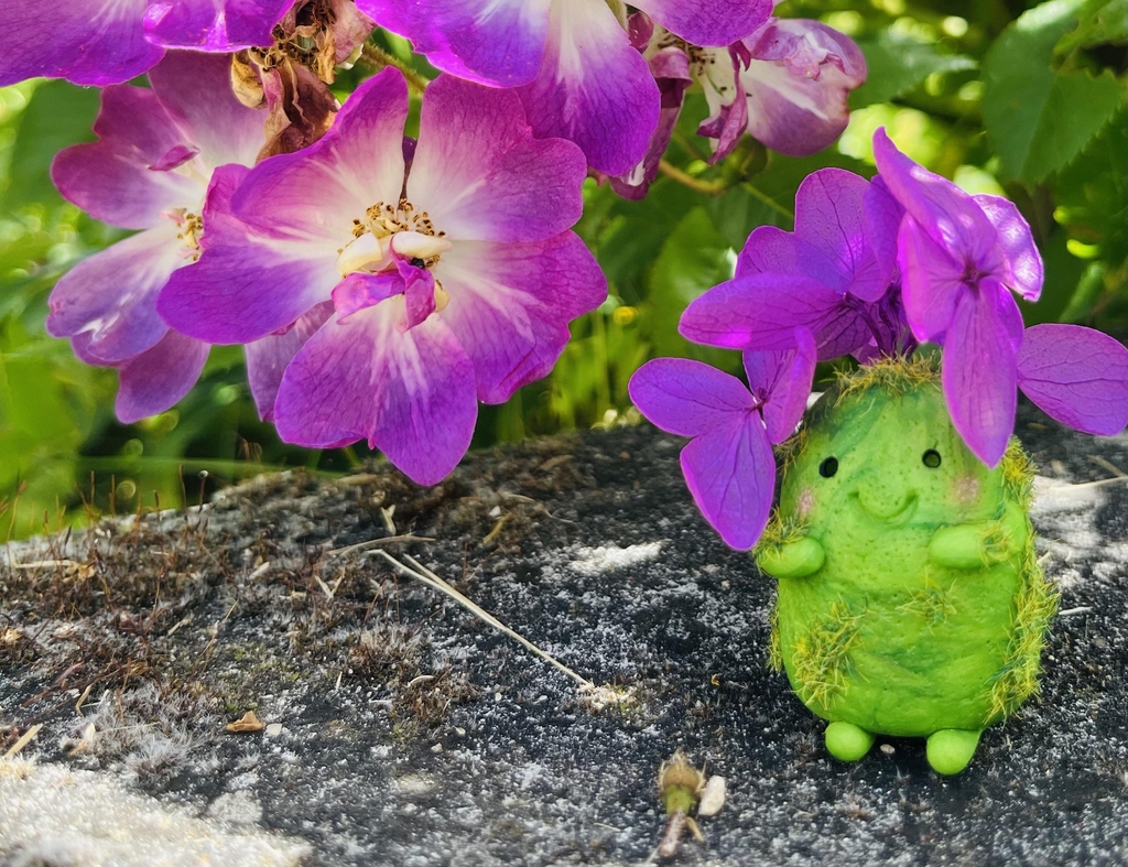 Gardiens Moussus faits main en pâte polymère - My Little Garden Création