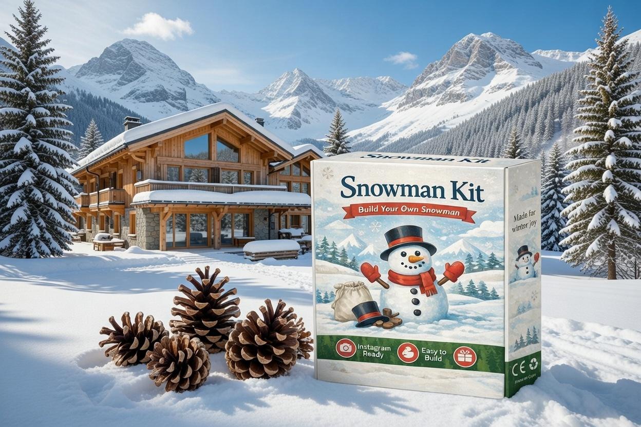 Snowman Kit mit nachhaltiger und plastikfreier Verpackung