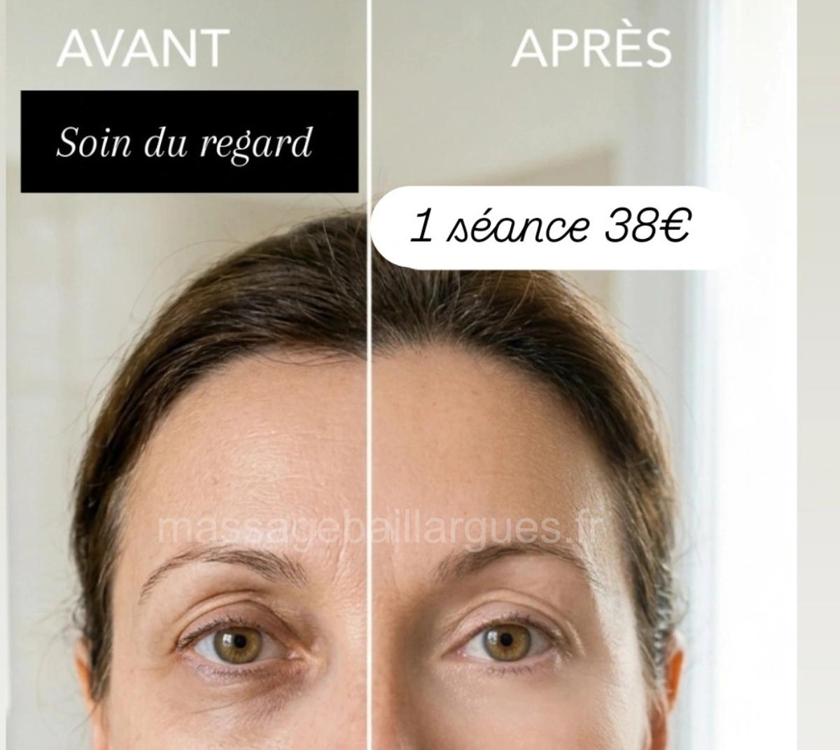 Soin du regard ( Anti Poches et lissant )
A 5 minutes de Castries Baillargues  Saint aunès 
et à seulement 15 minutes de Palavas 
Massagebaillargues.fr