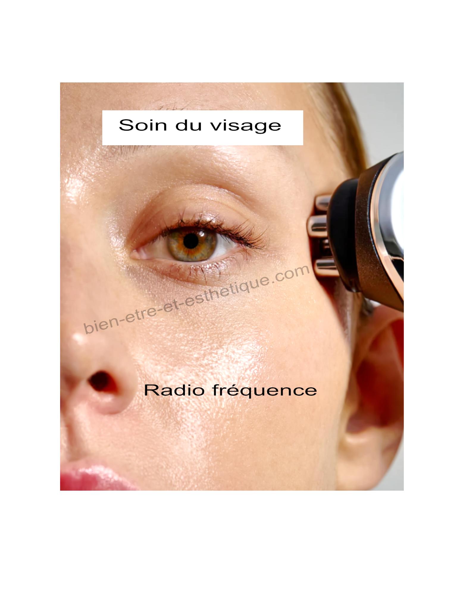 Soin anti rides visage 
bien-etre-et-esthetique.com
séance radio fréquence 