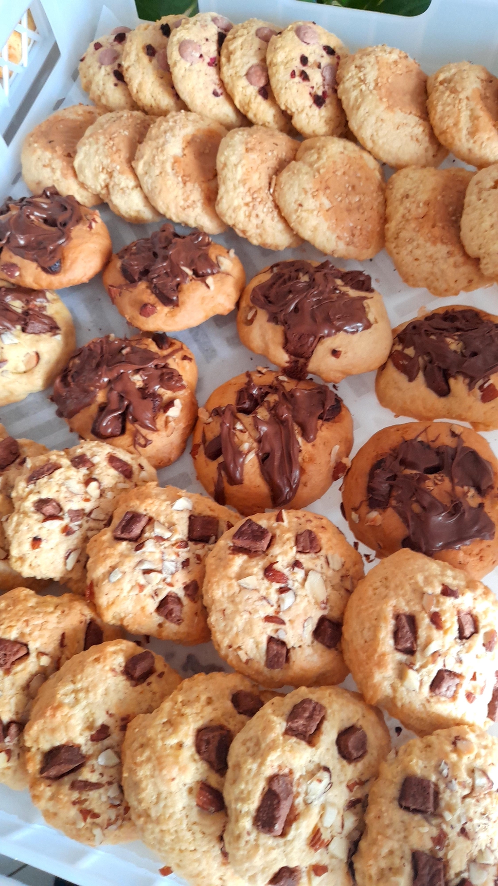 De délicieux cookies fabrication artisanale  française avec ou sans gluten 