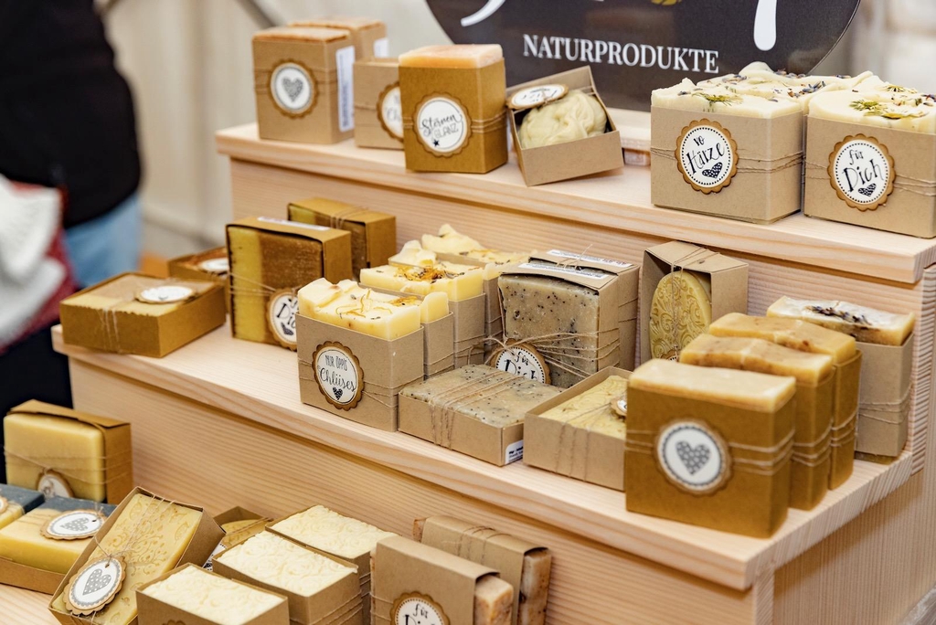 Handgemachte Naturseifen